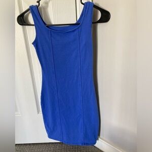 Blue Tank Mini Dress